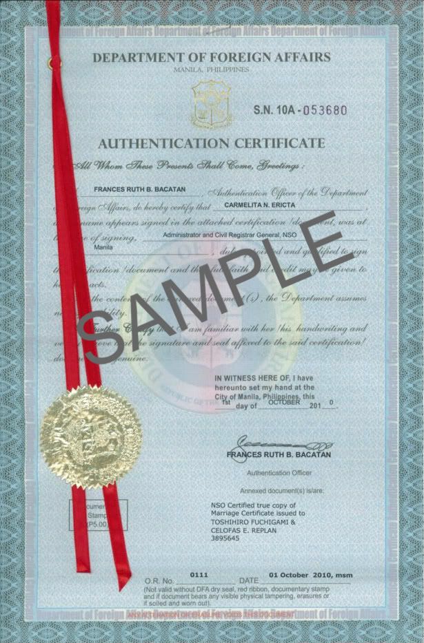 Dfa Authentication For Marriage Certificate Red Ribbon Photo By Ransconsulting Photobucket 7627